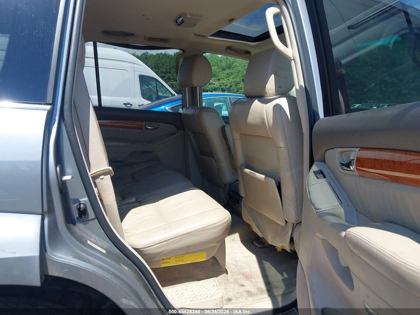 2004 Lexus Gx 470 VIN JTJBT20X740048333 IAAI salvage auction — NORMAL WEAR, Clear (Alabama), sold $2,650 on 2026-07-08 (photo 8)