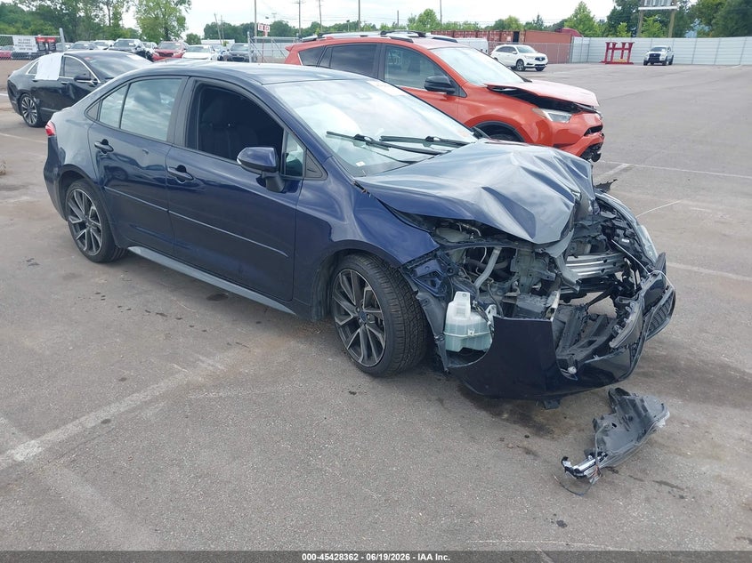 2020 Toyota Corolla VIN 5YFS4RCEXLP038192 IAAI salvage auction — FRONT END, Salvage (Tennessee), sold $750 on 2026-07-10 (photo 1)