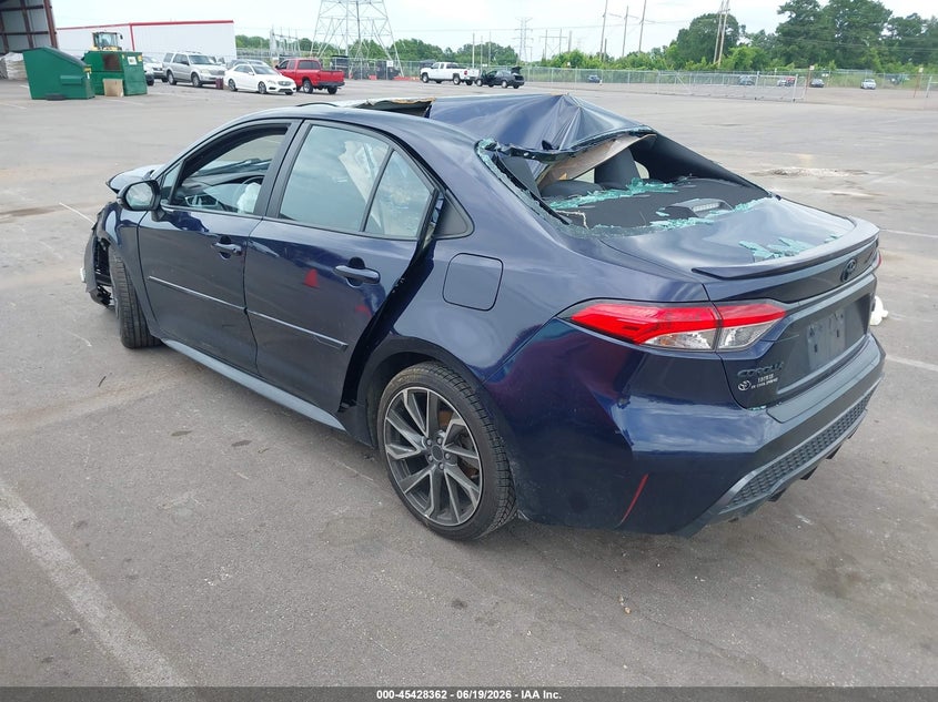 2020 Toyota Corolla VIN 5YFS4RCEXLP038192 IAAI salvage auction — FRONT END, Salvage (Tennessee), sold $750 on 2026-07-10 (photo 3)