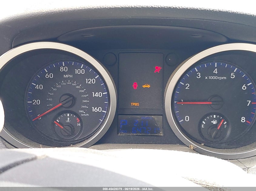 2010 Hyundai Genesis VIN KMHHU6KH8AU017941 IAAI salvage auction — FRONT END, Salvage (North Carolina), sold $175 on 2026-07-30 (photo 7)