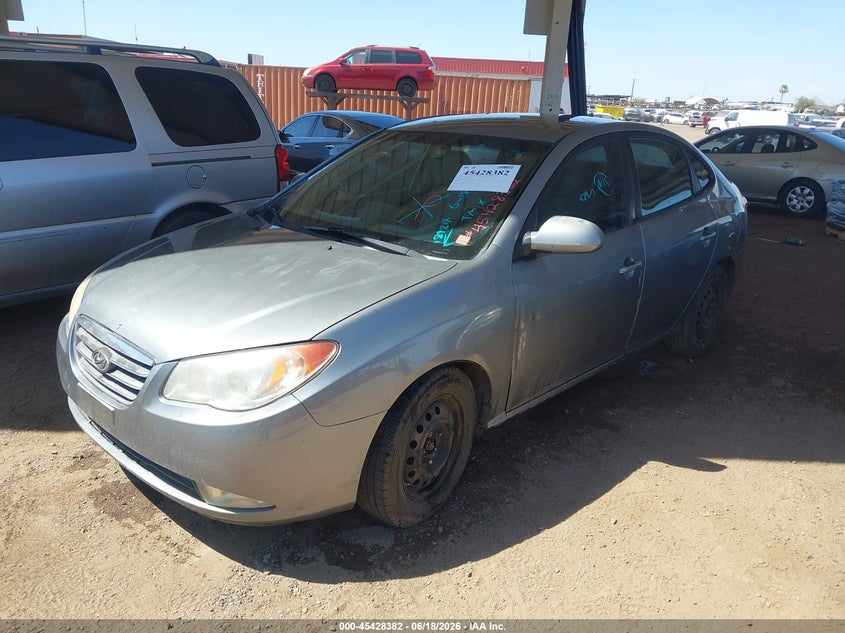 2010 Hyundai Elantra VIN KMHDU4AD0AU184814 IAAI salvage auction — FRONT END, Restored (Arizona), sold $25 on 2026-07-21 (photo 2)