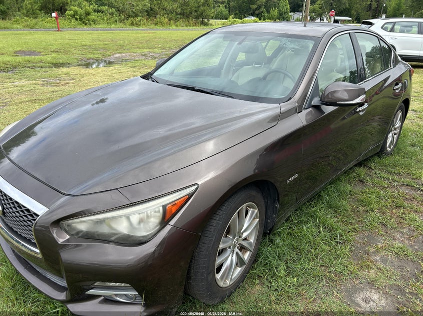 2014 Infiniti Q50 VIN JN1AV7AR4EM701185 IAAI salvage auction — NORMAL WEAR, Clear (South Carolina), sold $3,200 on 2026-07-17 (photo 2)