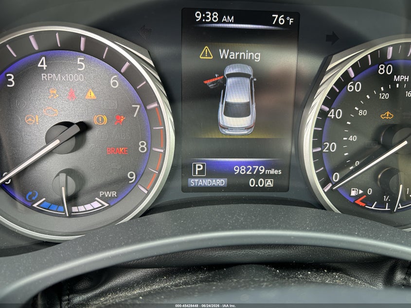 2014 Infiniti Q50 VIN JN1AV7AR4EM701185 IAAI salvage auction — NORMAL WEAR, Clear (South Carolina), sold $3,200 on 2026-07-17 (photo 7)