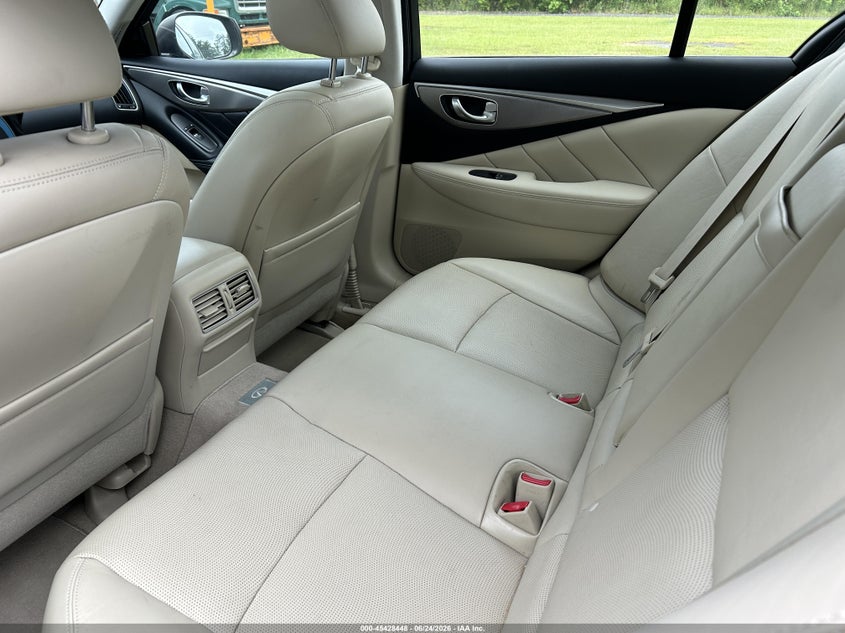 2014 Infiniti Q50 VIN JN1AV7AR4EM701185 IAAI salvage auction — NORMAL WEAR, Clear (South Carolina), sold $3,200 on 2026-07-17 (photo 8)