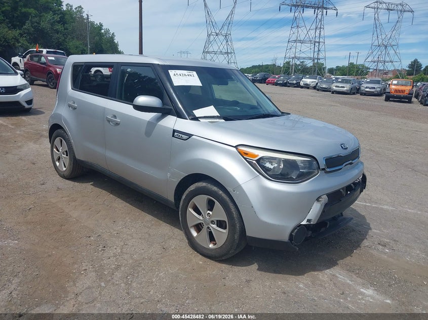 2015 Kia Soul VIN KNDJN2A24F7768033 IAAI salvage auction — UNKNOWN, Salvage Title, sold $25 on 2026-07-24 (photo 1)