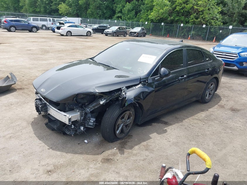 2021 Kia K5 VIN 5XXG14J24MG080653 IAAI salvage auction — LEFT FRONT, Salvage Title, sold $925 on 2026-07-28 (photo 2)