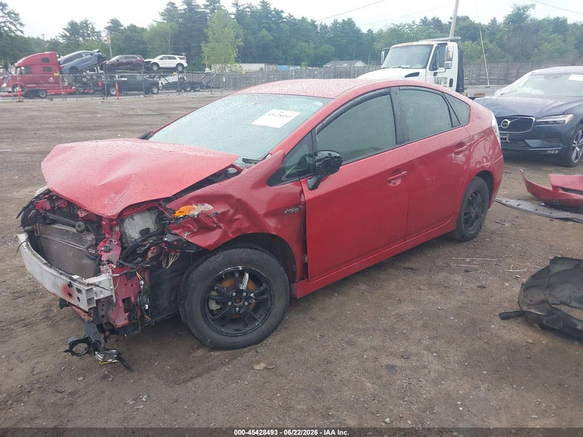 2012 Toyota Prius VIN JTDKN3DU7C5374346 IAAI salvage auction — FRONT END, Salvage (Idaho), sold $575 on 2026-07-17 (photo 2)