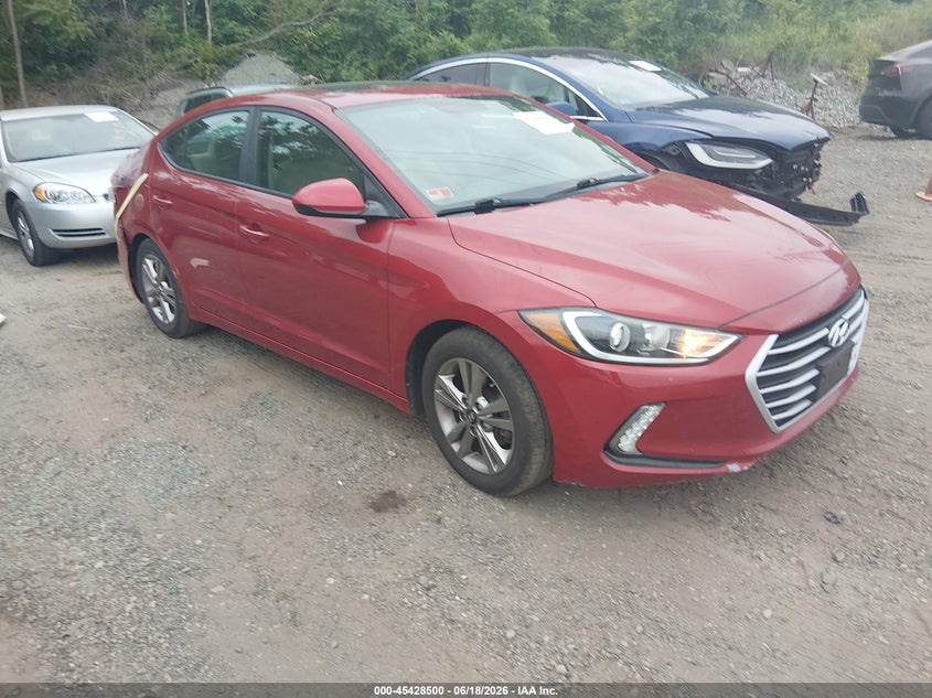 2017 Hyundai Elantra VIN KMHD84LF7HU300863 IAAI salvage auction — REAR END, Salvage (Rhode Island), sold $2,525 on 2026-08-01 (photo 1)