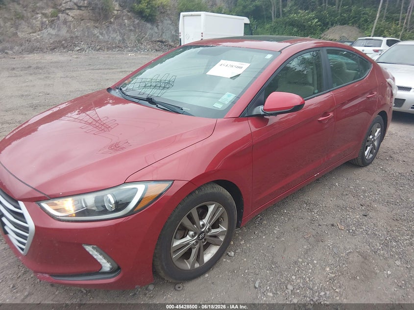 2017 Hyundai Elantra VIN KMHD84LF7HU300863 IAAI salvage auction — REAR END, Salvage (Rhode Island), sold $2,525 on 2026-08-01 (photo 2)