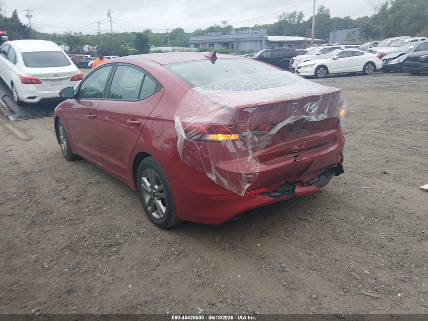 2017 Hyundai Elantra VIN KMHD84LF7HU300863 IAAI salvage auction — REAR END, Salvage (Rhode Island), sold $2,525 on 2026-08-01 (photo 3)