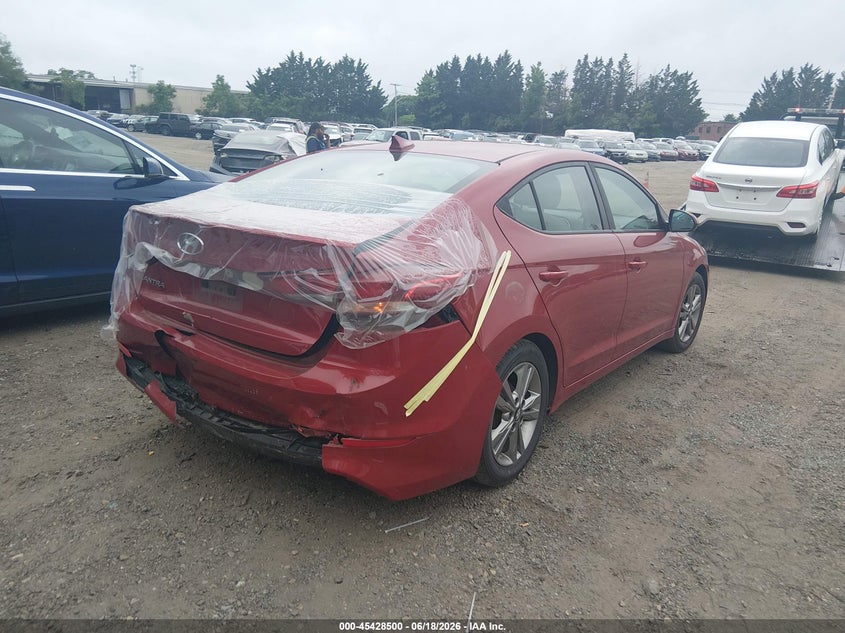 2017 Hyundai Elantra VIN KMHD84LF7HU300863 IAAI salvage auction — REAR END, Salvage (Rhode Island), sold $2,525 on 2026-08-01 (photo 4)