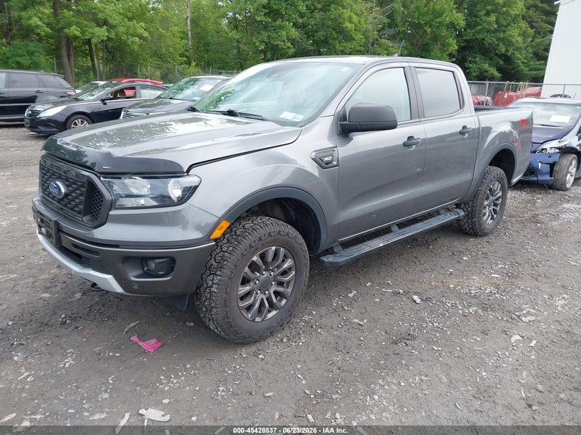 2021 Ford Ranger VIN 1FTER4FH9MLD54541 IAAI salvage auction — REAR END, Salvage Title, sold $9,000 on 2026-07-28 (photo 2)