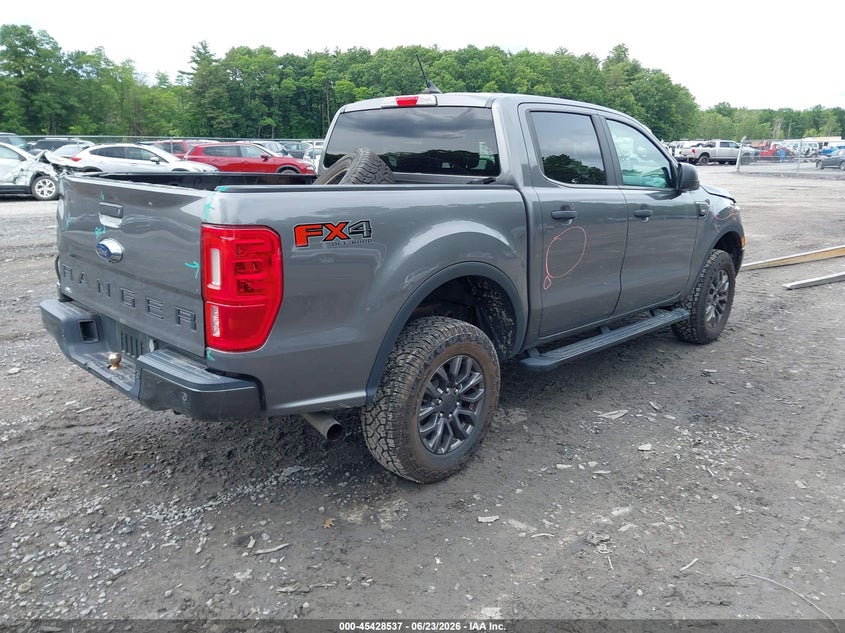 2021 Ford Ranger VIN 1FTER4FH9MLD54541 IAAI salvage auction — REAR END, Salvage Title, sold $9,000 on 2026-07-28 (photo 4)
