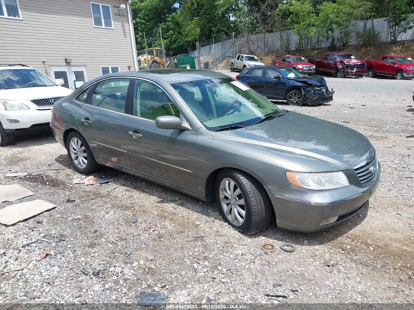 2006 Hyundai Azera VIN KMHFC46F46A046904 IAAI salvage auction — FRONT END, Salvage (Pennsylvania), sold $350 on 2026-07-14 (photo 1)