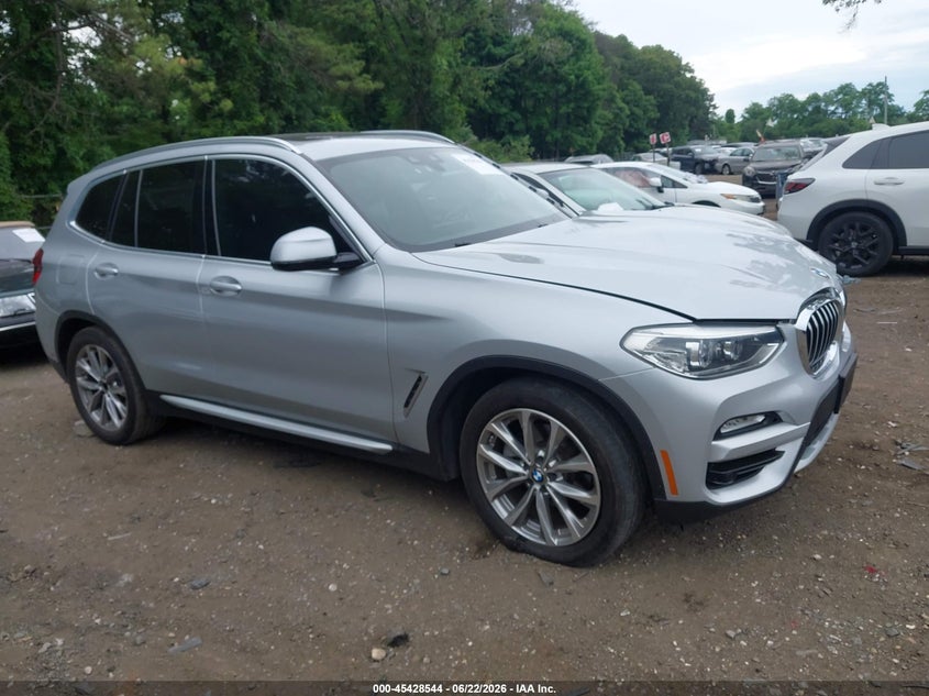 2019 BMW X3 VIN 5UXTR9C55KLD94970 IAAI salvage auction — FRONT END, Salvage Title, sold $5,300 on 2026-07-28 (photo 1)