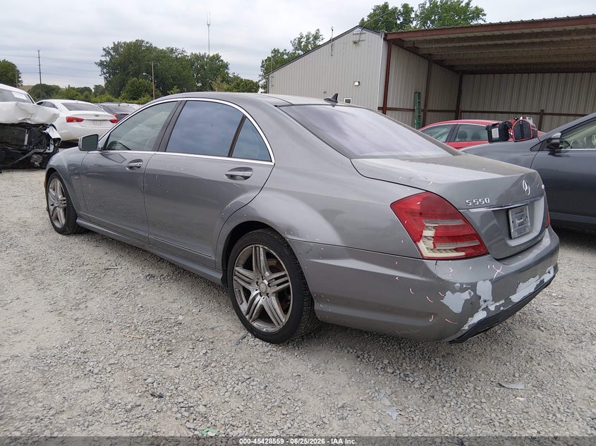 2012 Mercedes-benz S-klasse VIN WDDNG9EB0CA420054 IAAI salvage auction — FRONT & REAR, Salvage Title, sold $1,750 on 2026-08-02 (photo 3)
