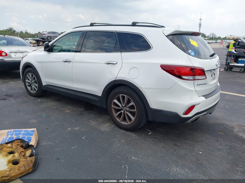 2017 Hyundai Santa fe VIN KM8SN4HF7HU237952 IAAI salvage auction — Burn Engine, Salvage Title, sold $2,500 on 2026-07-30 (photo 3)