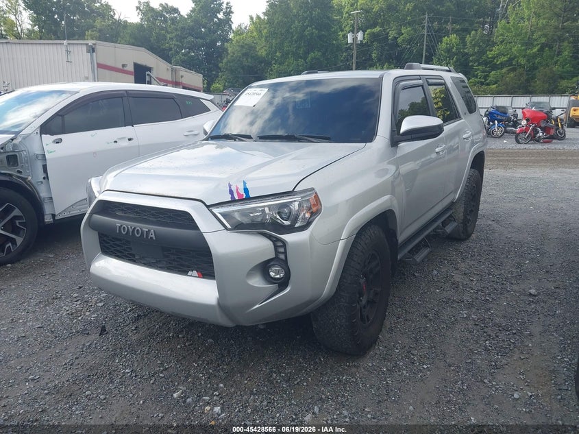 2022 Toyota 4runner VIN JTEEU5JR4N5259732 IAAI salvage auction — RIGHT FRONT, Salvage (Georgia), sold $11,100 on 2026-07-28 (photo 2)