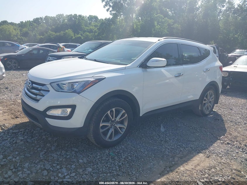 2014 Hyundai Santa fe VIN 5XYZU3LA8EG201678 IAAI salvage auction — FRONT END, Salvage (Tennessee), sold $625 on 2026-07-16 (photo 2)
