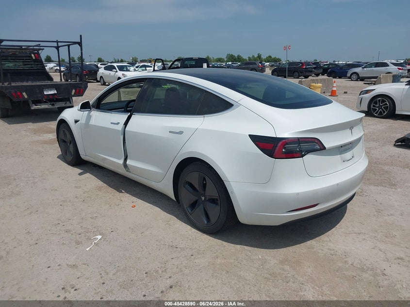 2018 Tesla Model 3 VIN 5YJ3E1EA1JF057722 IAAI salvage auction — SIDE, Salvage (Texas), sold $6,350 on 2026-07-22 (photo 3)
