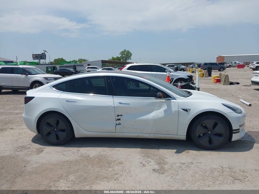 2018 Tesla Model 3 VIN 5YJ3E1EA1JF057722 IAAI salvage auction — SIDE, Salvage (Texas), sold $6,350 on 2026-07-22 (photo 6)