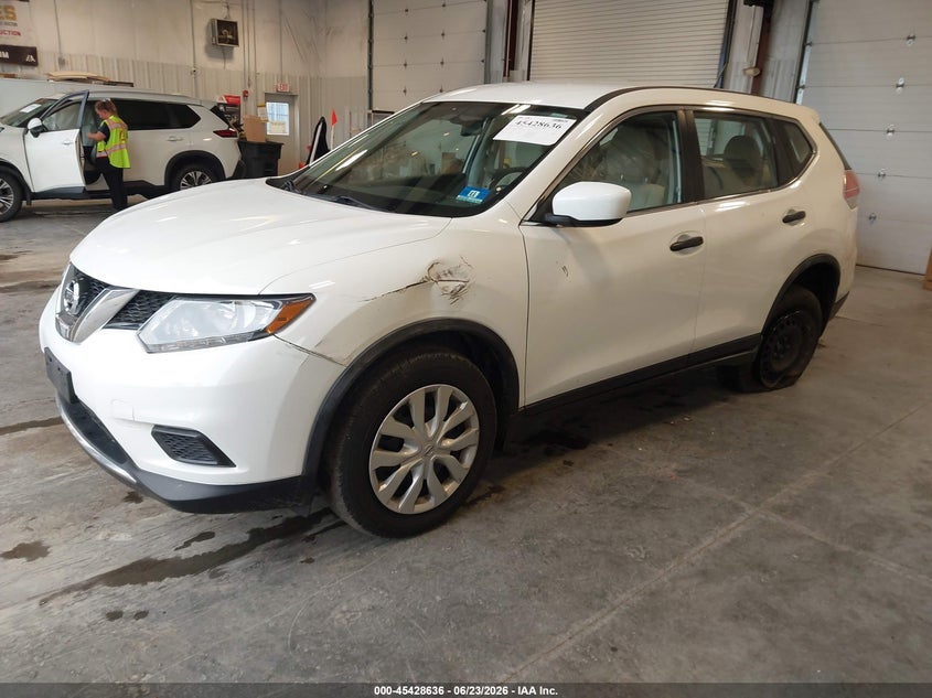 2016 Nissan Rogue VIN JN8AT2MV4GW147673 IAAI salvage auction — SIDE, Salvage (Idaho), sold $1,700 on 2026-07-20 (photo 2)