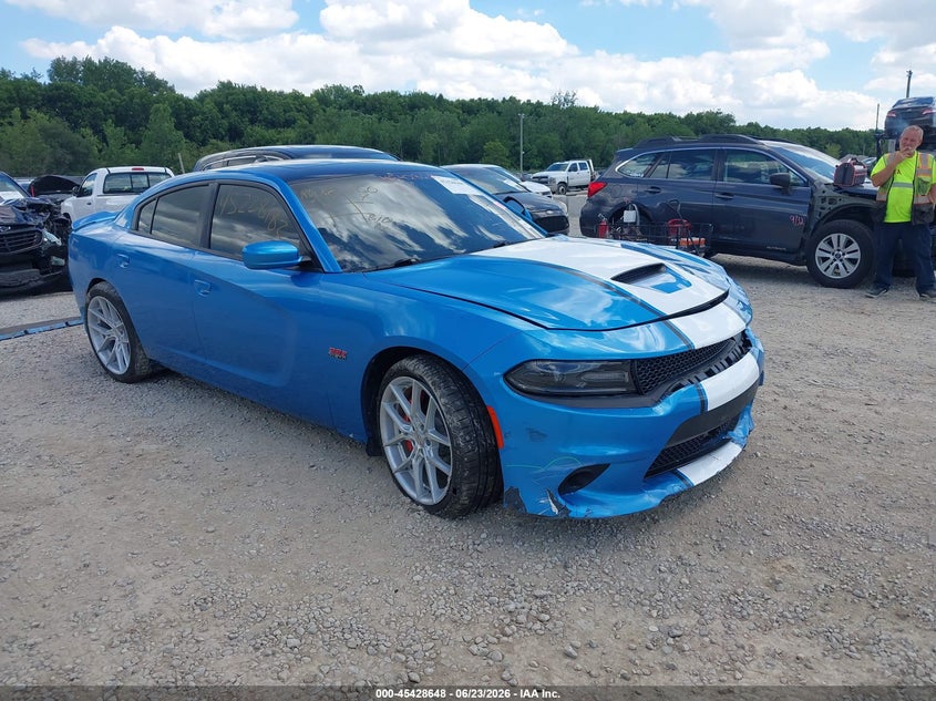 2018 Dodge Charger VIN 2C3CDXEJ1JH290990 IAAI salvage auction — FRONT END, Salvage Title, sold $13,500 on 2026-07-26 (photo 1)