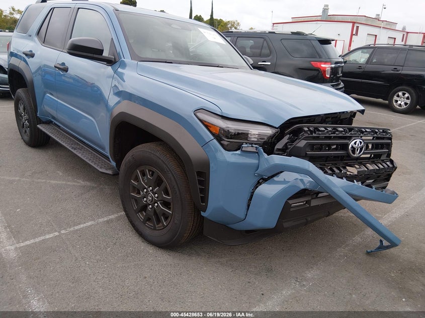 2026 Toyota 4runner VIN JTEVA5BR8T5115167 IAAI salvage auction — LEFT FRONT, Clear (California), sold $30,350 on 2026-07-15 (photo 1)