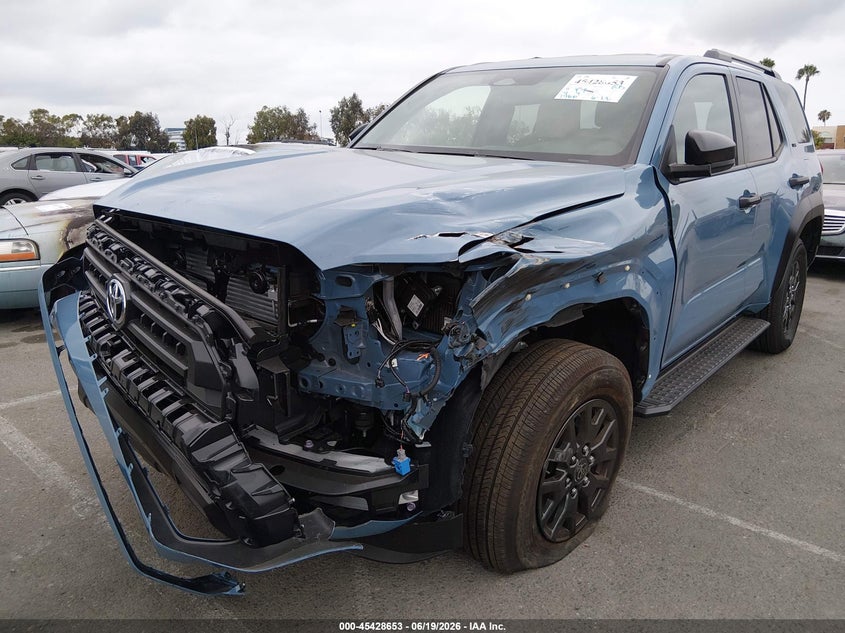 2026 Toyota 4runner VIN JTEVA5BR8T5115167 IAAI salvage auction — LEFT FRONT, Clear (California), sold $30,350 on 2026-07-15 (photo 6)