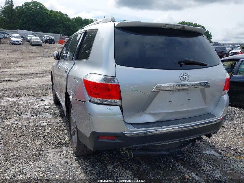 2013 Toyota Highlander VIN 5TDYK3EH2DS110581 IAAI salvage auction — REAR END, Salvage (Georgia), sold $4,250 on 2026-07-15 (photo 6)
