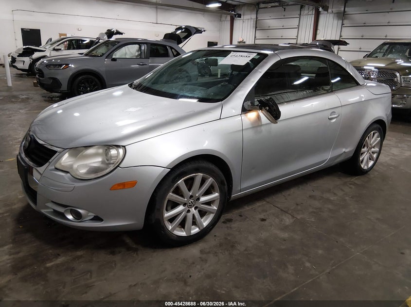 2008 Volkswagen Eos VIN WVWBA71F48V003483 IAAI salvage auction — HAIL, Salvage (Iowa), sold $25 on 2026-07-28 (photo 2)