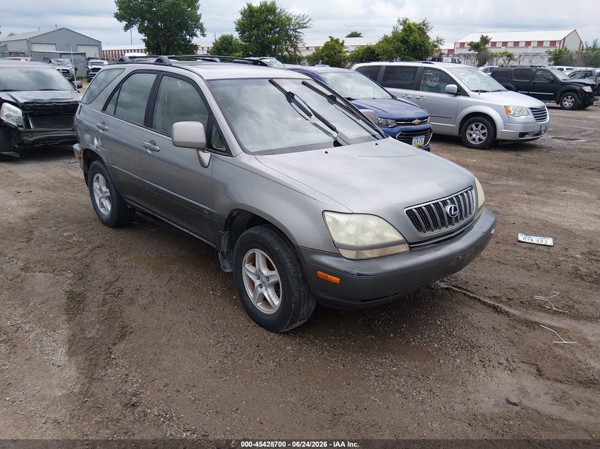 2003 Lexus Rx 300 VIN JTJHF10UX30312676 IAAI salvage auction — NORMAL WEAR, Regular Certificate (Iowa), sold $400 on 2026-07-29 (photo 1)