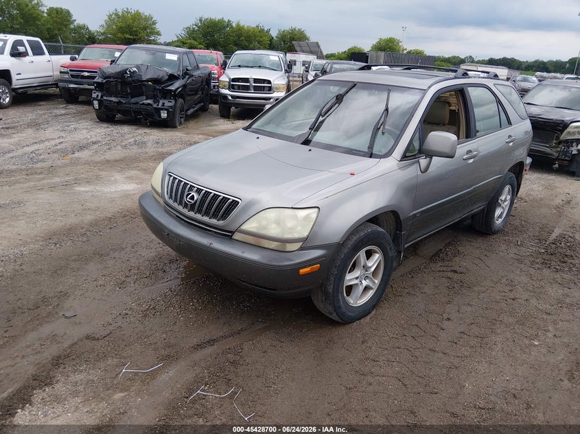 2003 Lexus Rx 300 VIN JTJHF10UX30312676 IAAI salvage auction — NORMAL WEAR, Regular Certificate (Iowa), sold $400 on 2026-07-29 (photo 2)