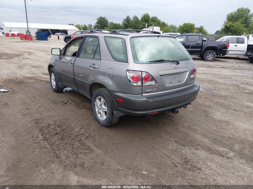 2003 Lexus Rx 300 VIN JTJHF10UX30312676 IAAI salvage auction — NORMAL WEAR, Regular Certificate (Iowa), sold $400 on 2026-07-29 (photo 3)