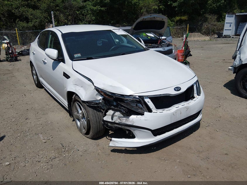 2015 Kia Optima VIN KNAGM4A76F5588985 IAAI salvage auction — FRONT END, Salvage Title, sold $575 on 2026-07-19 (photo 6)