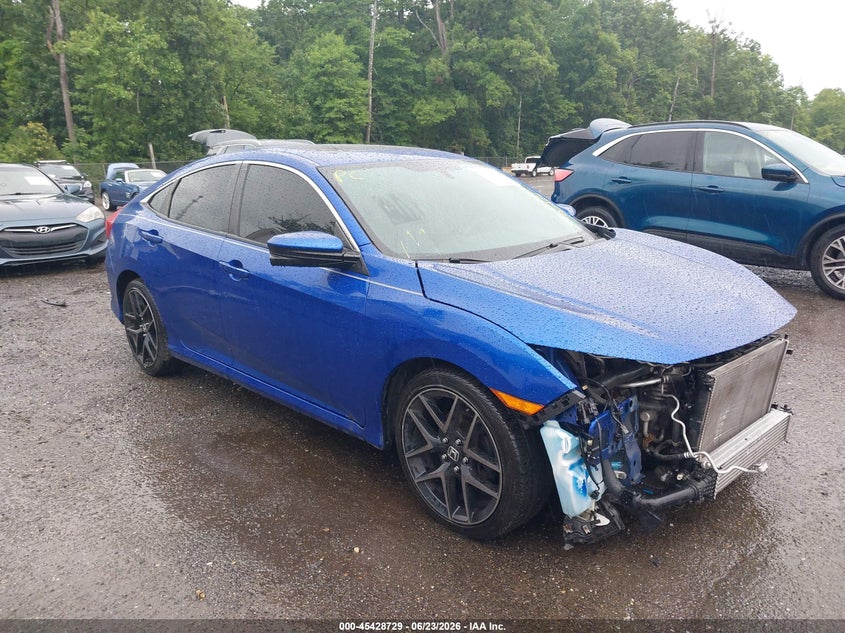 2018 Honda Civic VIN JHMFC1F33JX008142 IAAI salvage auction — FRONT END, Salvage - Greater Than 75% (Maryland), sold $4,700 on 2026-07-08 (photo 1)