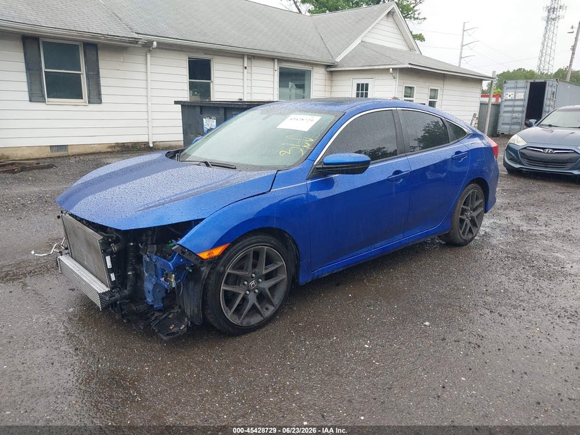 2018 Honda Civic VIN JHMFC1F33JX008142 IAAI salvage auction — FRONT END, Salvage - Greater Than 75% (Maryland), sold $4,700 on 2026-07-08 (photo 2)