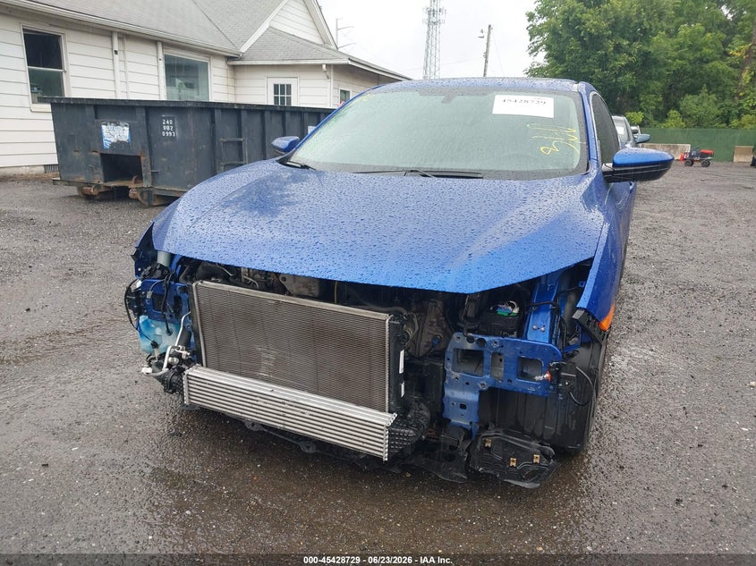 2018 Honda Civic VIN JHMFC1F33JX008142 IAAI salvage auction — FRONT END, Salvage - Greater Than 75% (Maryland), sold $4,700 on 2026-07-08 (photo 6)