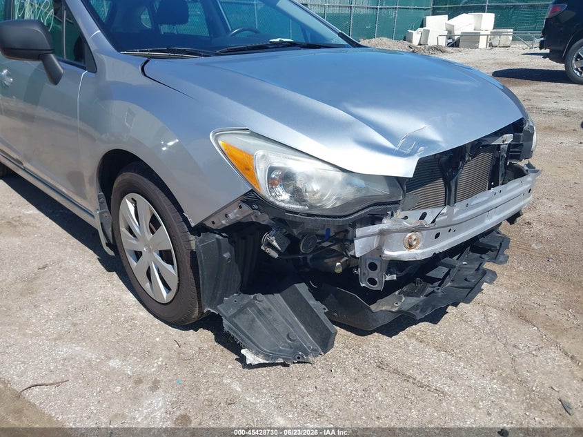 2012 Subaru Impreza VIN JF1GPAA61CH204014 IAAI salvage auction — FRONT END, Salvage (Indiana), sold $650 on 2026-07-28 (photo 6)