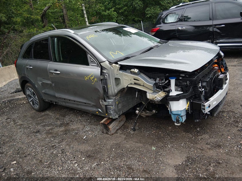 2022 Kia Niro VIN KNDCE3LGXN5145078 IAAI salvage auction — FRONT END, Salvage - Greater Than 75% (Maryland), sold $6,750 on 2026-07-09 (photo 1)