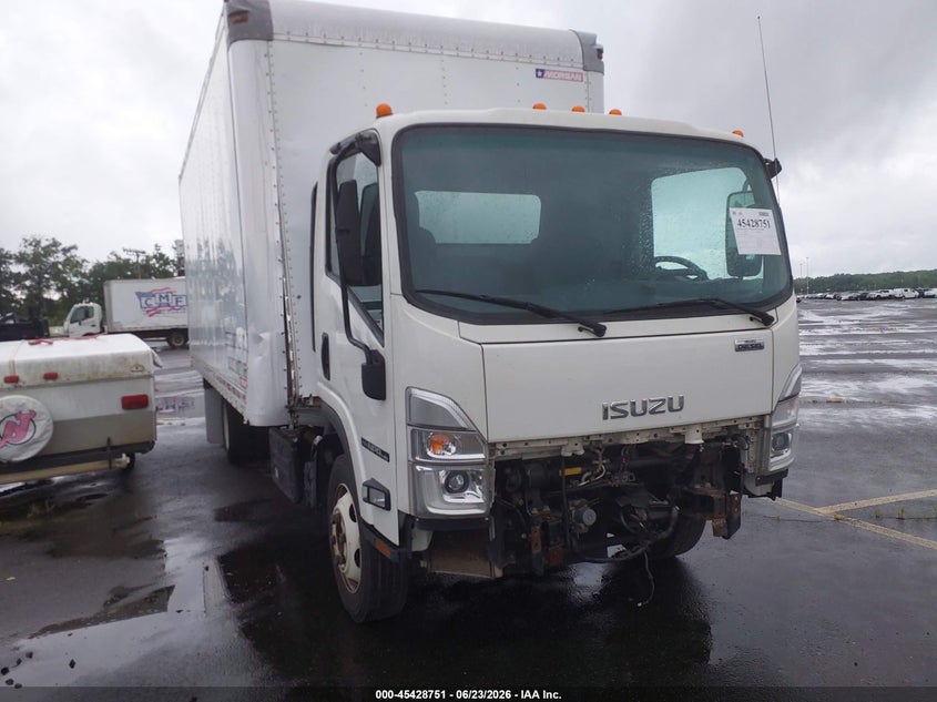 2023 Isuzu Npr VIN JALC4W165P7K01173 IAAI salvage auction — FRONT & REAR, Salvage (New Jersey), sold $25 on 2026-07-29 (photo 1)