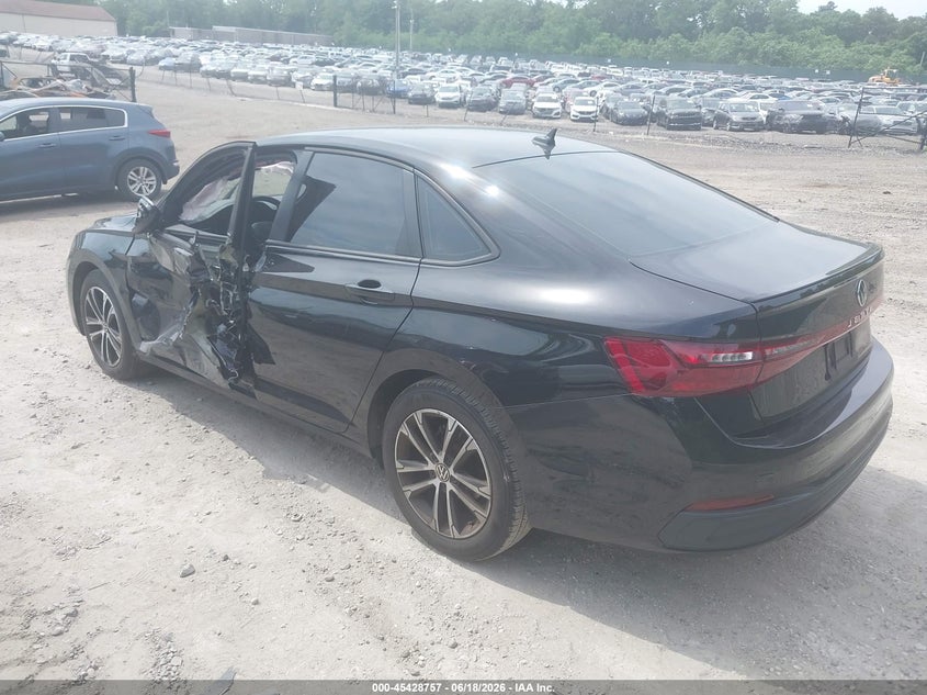 2025 Volkswagen Jetta VIN 3VWBX7BU0SM003314 IAAI salvage auction — FRONT & REAR, Salvage Title, sold $6,600 on 2026-07-25 (photo 3)