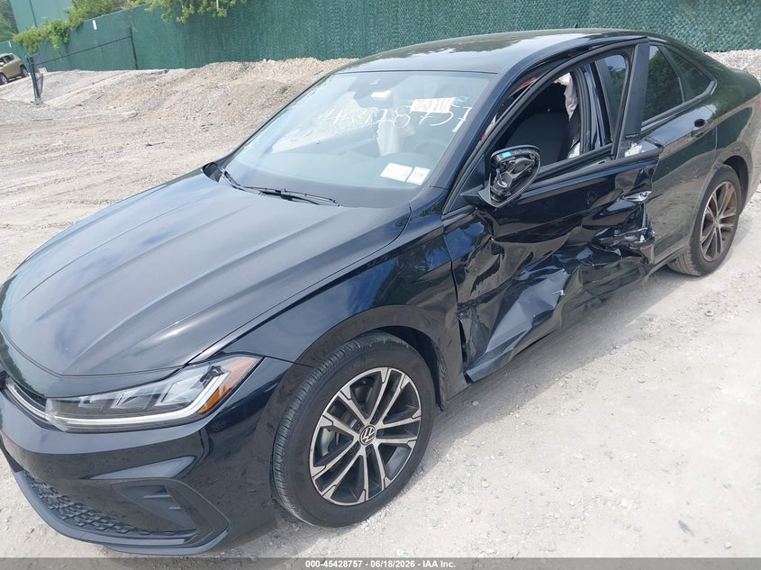 2025 Volkswagen Jetta VIN 3VWBX7BU0SM003314 IAAI salvage auction — FRONT & REAR, Salvage Title, sold $6,600 on 2026-07-25 (photo 6)