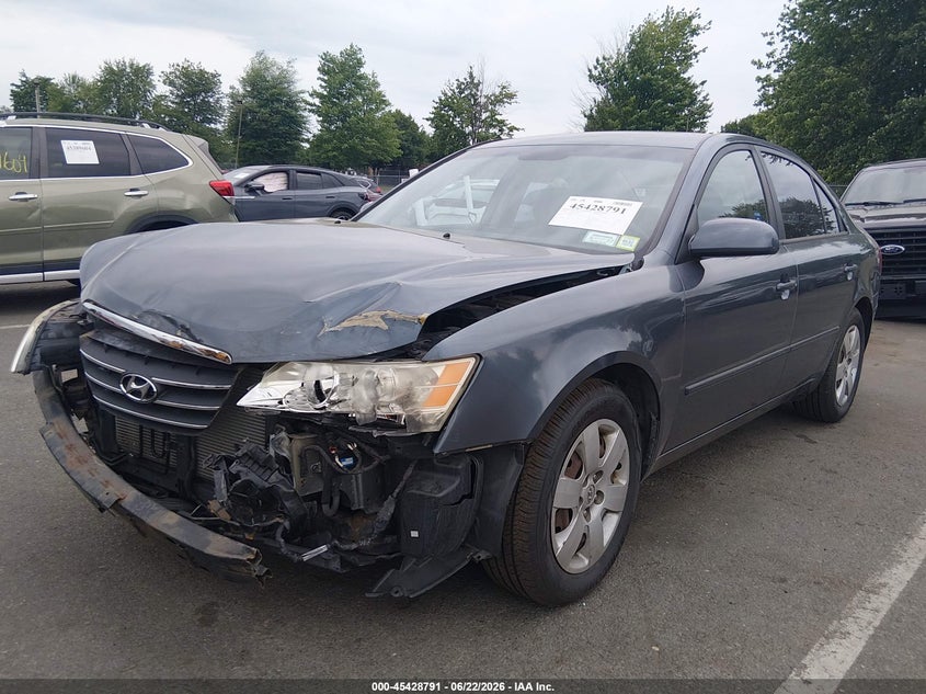 2009 Hyundai Sonata VIN 5NPET46C49H499147 IAAI salvage auction — FRONT END, Mv-907A (New York), sold $1,100 on 2026-07-27 (photo 2)