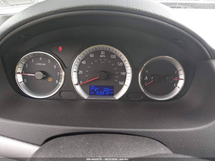2009 Hyundai Sonata VIN 5NPET46C49H499147 IAAI salvage auction — FRONT END, Mv-907A (New York), sold $1,100 on 2026-07-27 (photo 7)