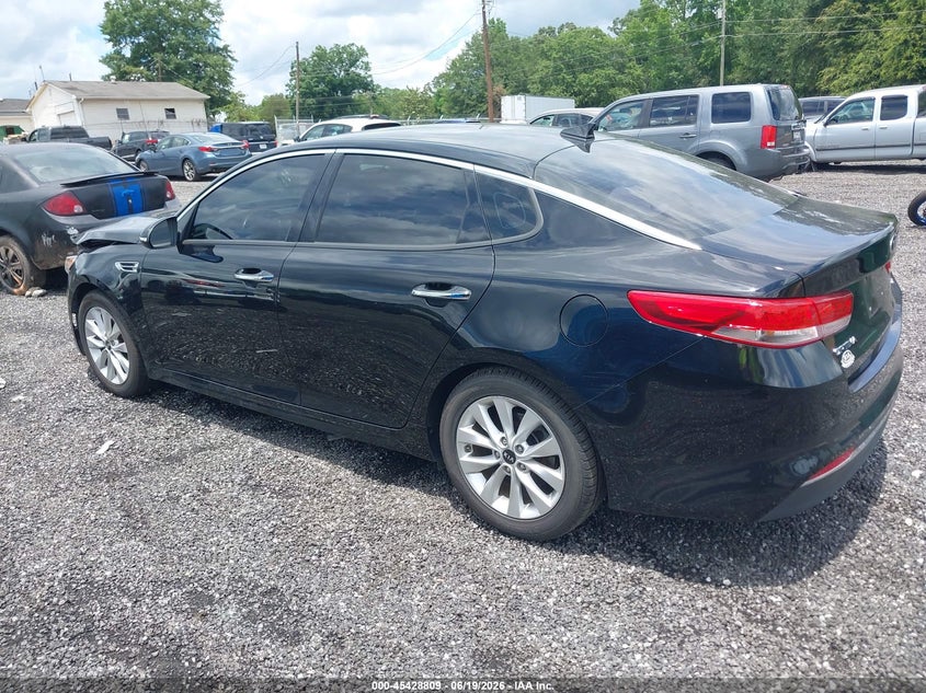 2018 Kia Optima VIN 5XXGU4L36JG248267 IAAI salvage auction — FRONT END, Salvage (South Carolina), sold $3,750 on 2026-07-24 (photo 3)