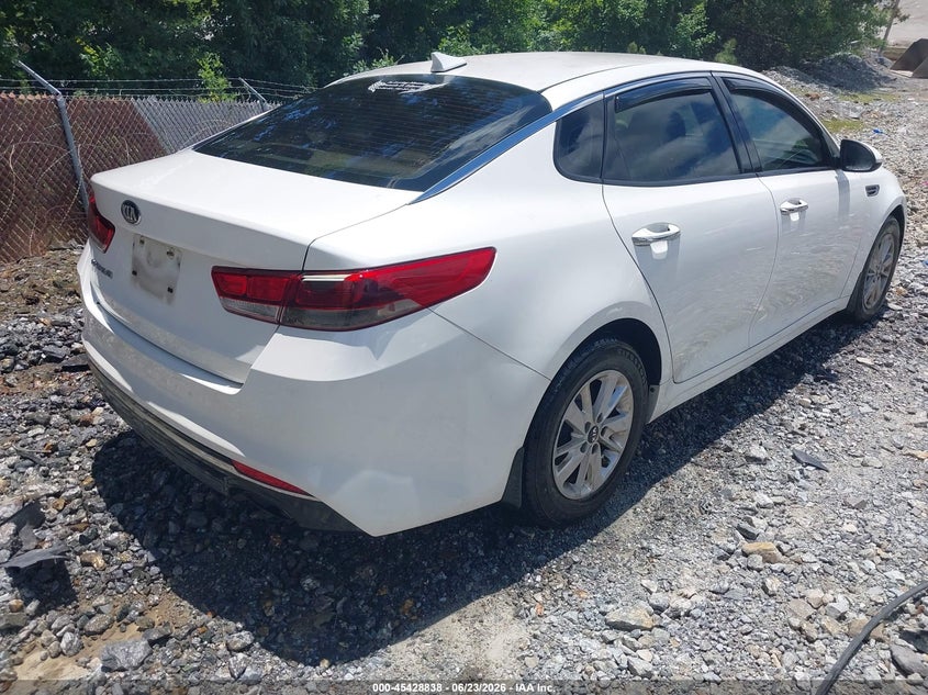 2016 Kia Optima VIN KNAGT4L38G5072240 IAAI salvage auction — NORMAL WEAR, Repossession Paperwork (Georgia), sold $2,050 on 2026-07-14 (photo 4)