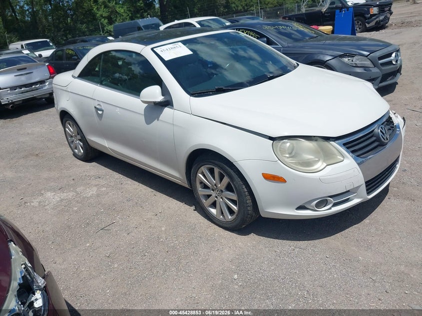 2007 Volkswagen Eos VIN WVWFA71F37V034966 IAAI salvage auction — FRONT END, Clear (Indiana), sold $500 on 2026-07-22 (photo 1)