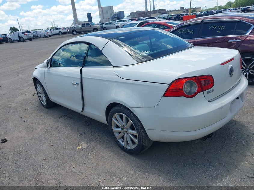 2007 Volkswagen Eos VIN WVWFA71F37V034966 IAAI salvage auction — FRONT END, Clear (Indiana), sold $500 on 2026-07-22 (photo 3)