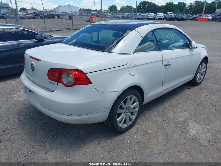 2007 Volkswagen Eos VIN WVWFA71F37V034966 IAAI salvage auction — FRONT END, Clear (Indiana), sold $500 on 2026-07-22 (photo 4)
